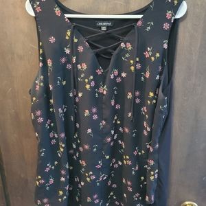 Lane Bryant Sleeveless Dress Shirt